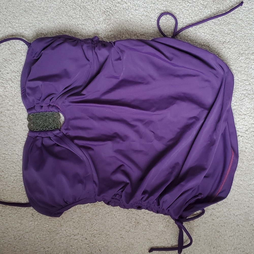 Purple Tankini Top